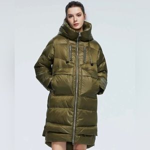 Green Puffer Jacket